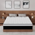 thumbnail image 2 of Mokiiya 14 inch Queen Mattress, Gel Memory Foam & Spring Hybrid Medium Comfort Mattress in a Box, 2 of 9