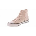 thumbnail image 5 of Converse Chuck Taylor All Star Ruffles and Bows Junior Girls' HiTop Sneaker | A09281F Pink, 5 of 6