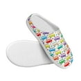 thumbnail image 3 of Kdxio Colorful Bus Women's Men's Slippers Plush Slip-On House Slipper for Winter Indoor Soft Cushion Non-slip Fluffy Slides Slippers-37/38, 3 of 7