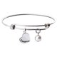 thumbnail image 5 of GOOHOCHY 2 uds., Pulseras colgantes ajustables en forma de corazón, pulseras creativas de acero inoxidable, brazaletes delicados, accesorios, decoración de joyería DIY, 5 of 8