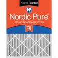 thumbnail image 1 of Nordic Pure 20x25x4 (3-5/8 Actual Depth) MERV 15 Plus Carbon AC Furnace Air Filter, Box of 1, 1 of 5