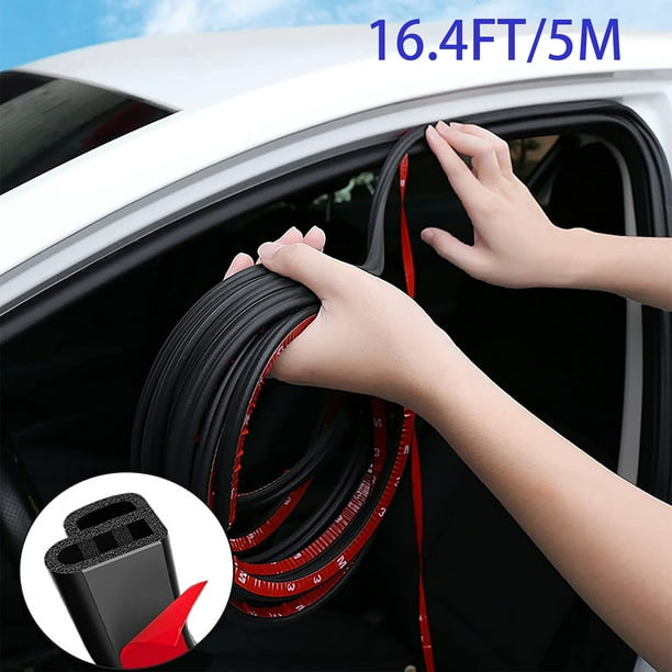 5M Car Weather Stripping, LShape Auto Rubber Draft Seal Strip