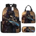 thumbnail image 1 of Movie Animation Bag, Primary And Secondary School Student Backpack, Lightweight Spine Three-piece Set, 1 of 5