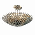 thumbnail image 4 of 517-SA Crystorama Lighting Broche - Six Light Chandelier in Timeless Style - 24.5 Inches Wide by 11 Inches High-Antique Silver Finish, 4 of 11