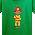 thumbnail image 4 of Inktastic African American Boy, Fireman, Firefighter, Helmet Youth T-Shirt, 4 of 5