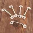 thumbnail image 3 of 5pcs / lote cajón manija de tracción perillas de plata 60 mm * 15 mm Cabinete de aleación de zinc Armario de la cocina de la cocina Decoración de la decoración de los tornillos de hardware, 3 of 6