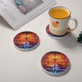 thumbnail image 2 of Posavasos de tierra de diatomeas absorbente de Attack on Titan, el aislamiento antideslizante de tierra de diatomeas sin olor protege la superficie de la mesa contra daños Talla única, 2 of 7