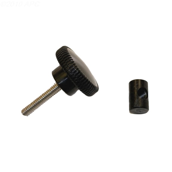 Black Hayward Super Pump Swivel Nut Replacement with Knob