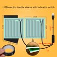 thumbnail image 2 of USB Adjustable Motorcycle Heated Grips Electric Motorbike Handle Heating, 2 of 4