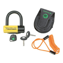 Kryptonite New York Liberty Disc Lock for Motorcycle/Bicycle Black/Yellow