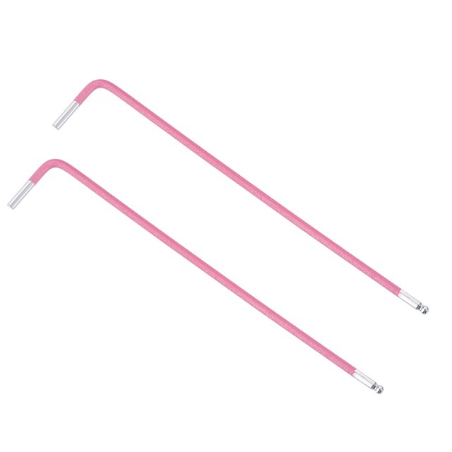 Unique Bargains Clé Hexagonale à Bille 2mm, Outil de Réparation en Acier à Bras Long en Forme de L 2 Pack
