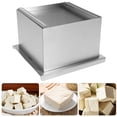 thumbnail image 3 of Tofu Making Mold Stainless Steel Tofu Mold Tofu Press Mold Convenient Tofu DIY Mold Kitchen Tool, 3 of 8