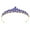 Blue, variant on LOLIPPYY Wedding Crown for Bride: Leaf Shape Rhinestone Bridal Tiara - Bridal Crown Hair Jewelry for Bachelorette Birthday and Wedding Prom Party