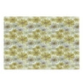 thumbnail image 1 of Floral Cutting Board, Blossoms Petals Modern Dots Abstract Bedding Plants Gardening, Decorative Tempered Glass Cutting and Serving Board, Large Size, Khaki Brown White, by Ambesonne, 1 of 1