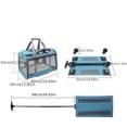 thumbnail image 2 of Airline-Approved Cat Carrier: Detachable, Wheeled Pet Carrier for Dogs and Cats, 2 of 5