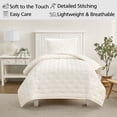 thumbnail image 4 of Mainstays Twin/Twin XL Comforter Set, All-Season, 2-Piece, Cream, 4 of 12