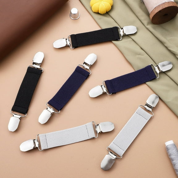 6 Pcs Sweater Clips Waist Cinch Hooks Belts Fitting Women's Miss