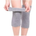 thumbnail image 2 of 1 Pair Warm Knee Pads Sleeve for Adults,Gray Leg Warmer for Arthritic,Thicken Soft Fabric Knee Warmer,Elastic Knee Cover for Outdoor Sports,Thermal Knee Braces for Winter Gifts, 2 of 6