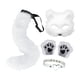 thumbnail image 2 of Conjunto de disfraz de cosplay Yuyangstore para Halloween con máscara, guantes, cola y collar, 2 of 8