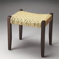 thumbnail image 2 of Taburete Butler Garner con asiento de yute tejido en madera de mango, 2 of 3