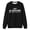 Black, variant on I Put My Book Down To Be Here Sweatshirt For Womens Fashion Casual Letter Printed Round Neck Long Sleeve Hoodie Top