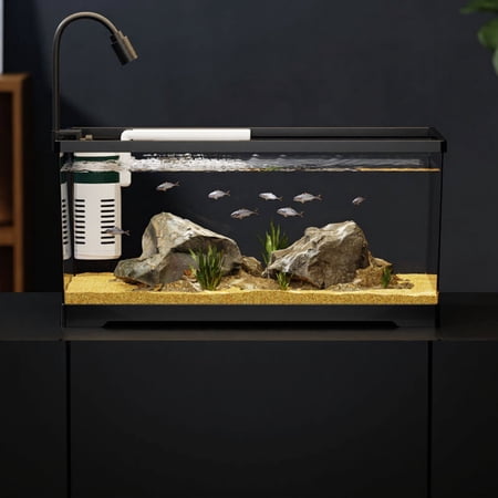 Tnarru Acrylic Desktop Fish Tank Transparent All-in-One Eco Kit