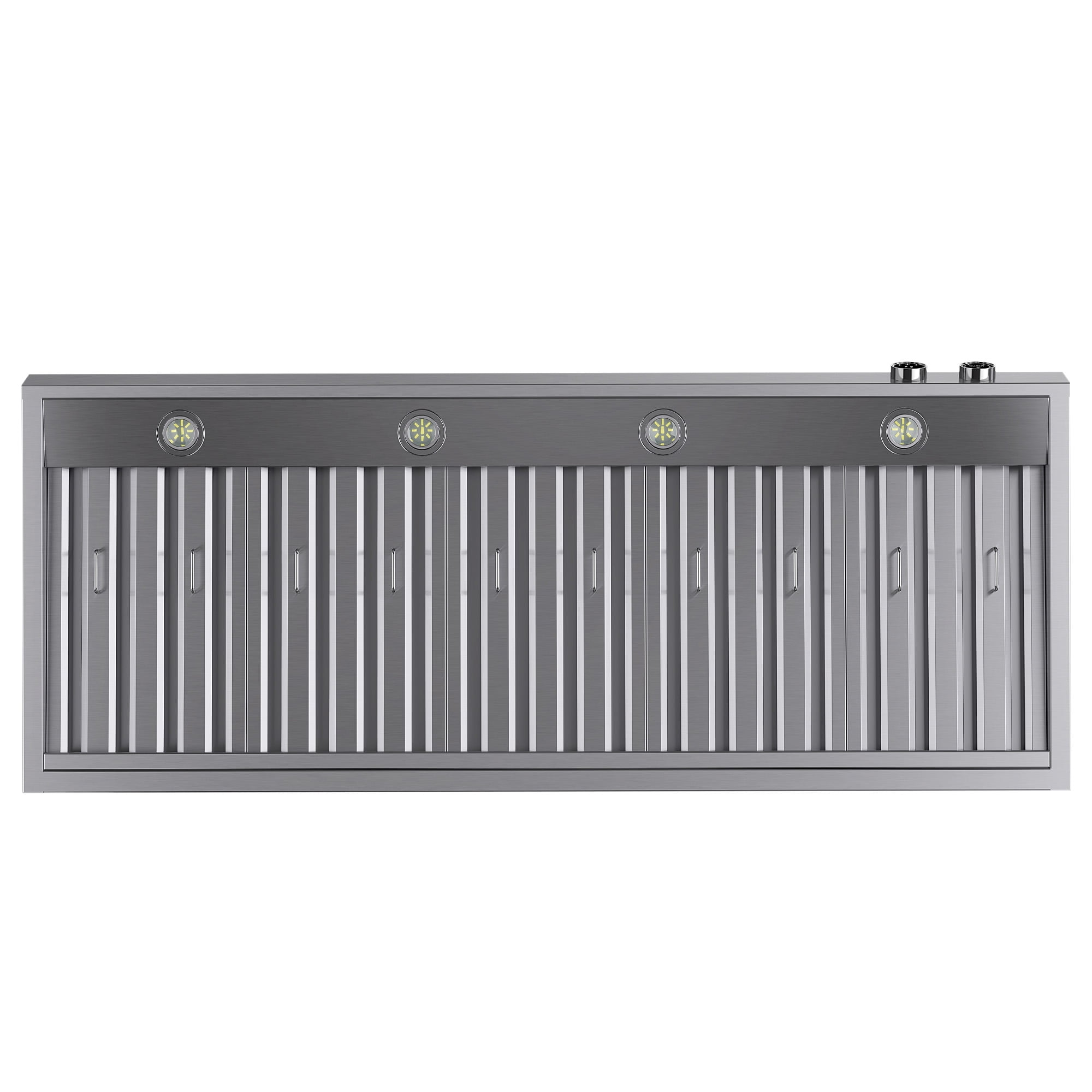 60 in. 900 CFM Ducted Wall Mount Range Hood in Stainless Steel