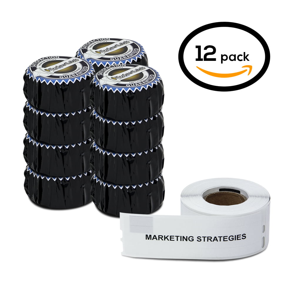 25 Rolls of Dymo Compatible 9/16" X  3-7/16" Address Mailing Twin 30327 Labels