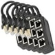 thumbnail image 2 of Divisor de red VentDepot NetDiverge 5Pzas RJ45 1-3 hasta 100Mbps Interior Negro Plástico y metal, 2 of 2