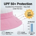thumbnail image 4 of sun blocker women's sun hat upf 50+ bucket cap packable outdoor travel hat, 4 of 7