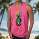 thumbnail image 2 of Casual Tops de Verano de la Moda de los Hombres sin Mangas Impreso Cuello Redondo, Camisa Ligera Y Cómoda para Diario, 2 of 5