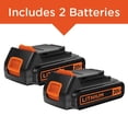 thumbnail image 5 of BLACK+DECKER 20V MAX* Lithium Ion 4 Tool Combo Kit: Drill/Driver, Circular Saw, Reciprocating Saw and Work Light, (BD4KITCDCRL), 5 of 7