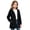 Black, variant on Cethrio Girls Rain Jackets Size 10-12, Outdoor Waterproof Mid-length Zip up Hooded Windbreaker with Pockets Pink