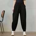 thumbnail image 1 of TINZ Pantalon Décontracté pour Femme, Pantalon Cargo Ample Style Harem, Joggers à Taille Élastique pour Usage Quotidien, Pantalon de Rue Confortable, Pantalon pour Femme Décontracté Grande Taille, Pantalon Décontracté pour Femme Grande Taille, 1 of 5