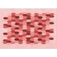 thumbnail image 1 of Ahgly Company Machine Washable Indoor Rectangle Transitional Pink Area Rugs, 5' x 7', 1 of 7