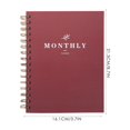 thumbnail image 2 of unbranded Notepad Para Agenda Con Cubierta Atractiva Y Papel De Calidad Color Rojo Oscuro, 2 of 6