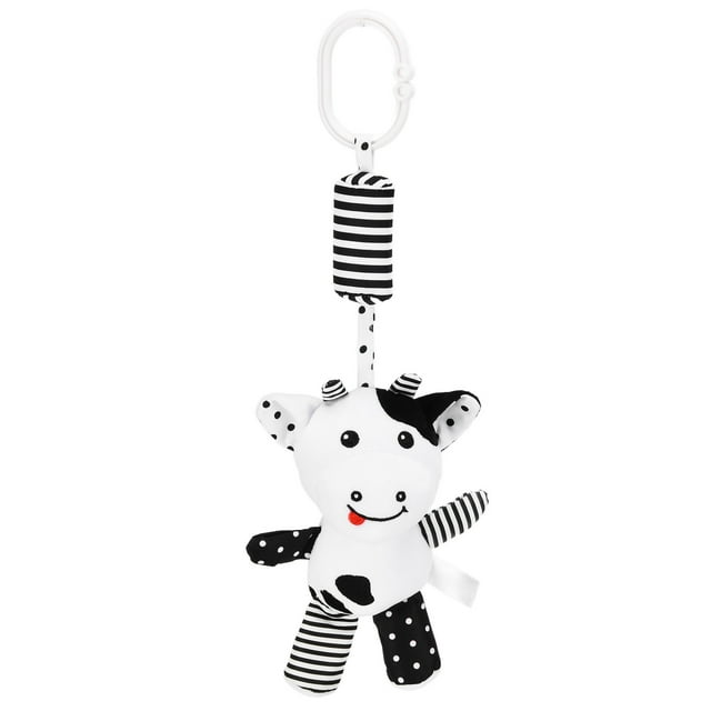 Baby Hanging Rattle Toys Baby Bed Hanging Rattle Toys Wind Chimes Plush Toys Baby Bed Plush Hangingtoys Stroller Hanging Rattle Toys Baby Hanging Rattle Toys Black And White