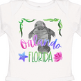 thumbnail image 4 of Inktastic Orlando Florida Cute Swimming Manatee Boys or Girls Long Sleeve Baby Bodysuit, 4 of 5