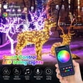 thumbnail image 2 of 100LED 33ft String Lights with Remote and APP Control Color Changing 10m 100LED Fairy Lights Twinkle Firefly Lights for Bedroom DIY Wedding Party, 2 of 9