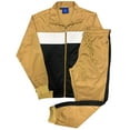 thumbnail image 1 of Men's 2-Piece Tracksuit Coral Blocks Jogger Track Jacket & Trackpants Jogging Suit Outfit, 1 of 4