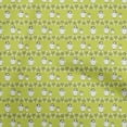 thumbnail image 1 of oneOone Rayon Lime Green Fabric Kawai Sewing Craft Projects Fabric Prints By Yard 56 Inch Wide-T6, 1 of 5