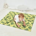 thumbnail image 2 of Yellow Green Dinosaurs Bones Pattern Blanket,Comfortable Soft Flannel Throw Blanket,All Season,Warm Lightweight Blankets for Sofa Bed Couch Living Room Chair,30"x40", 2 of 4