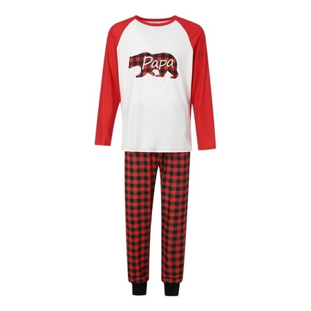 

TOPGOD Family Parent-Child Sleepwear Long Sleeve Tops and Long Pants