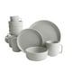 thumbnail image 1 of Juego de vajilla de cocina Gibson Home Zuma, 16 piezas, gris claro, 1 of 6