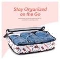 thumbnail image 6 of Sanrio Hello Kitty Packing Cubes, 5 Piece Set Travel Essential Packing Case White, 6 of 7