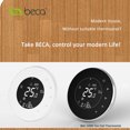 thumbnail image 4 of Amdohai BECA Programmable Round Fan Coil Thermostat 95~240VAC Four Heating/Cooling, 4 of 7