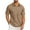 Khaki, variant on lmcalzta Mens Dress T Shirts Button Short Sleeve Comfy Soft Cotton Tee Shirts Summer Casual Classic Tshirts