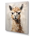 thumbnail image 2 of Designart "Grunge-Styled Minimalism: Alpaca" Alpaca Wall Decor, 2 of 7