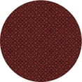 thumbnail image 1 of Ahgly Company Indoor Round Patterned Blood Night Red Area Rugs, 7' Round, 1 of 6