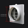thumbnail image 2 of Washable Duct Air Filter For Pvc And Pe Pipes Duct Filter Reusable Sponge Net 160Mm, 2 of 8